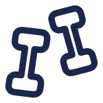 Dumbbells 2 SVG Icon